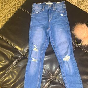 DYNDNM KATE Distressed Skinny Jeans